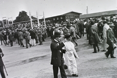 Magyarország, Budapest XIV., "városligeti" Lóversenytér a későbbi Népstadion helyén., 1912, Schmidt Albin, tömeg, Budapest, Fortepan #86081