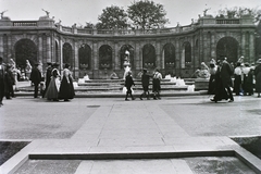 Németország, Berlin, Volkspark Friedrichshain, Märchenbrunnen., 1914, Schmidt Albin, szökőkút, park, oszlopsor, Ludwig Hoffmann-terv, Fortepan #86167