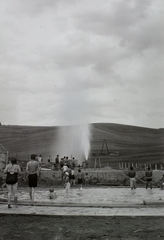 Hungary, Bükkszék, a SALVUS gyógyvíz forrása és a gyógyfürdő első medencéje., 1939, Schmidt Albin, bathing, Fortepan #86211