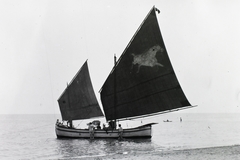 1910, Schmidt Albin, sailboat, Fortepan #86235