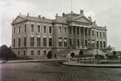 Magyarország, Szeged, Móra Ferenc múzeum., 1908, Schmidt Albin, műemlék, építészet, múzeum, timpanon, Láng Adolf-terv, nemzeti jelkép, neoklasszicizmus, Steinhardt Antal-terv, nemzeti örökség, Magyarság, Fortepan #86264