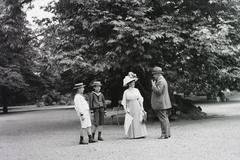 Magyarország, Margitsziget, Budapest, 1908, Schmidt Albin, kalap, család, Fortepan #86268