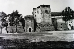 Italy, Rimini, Piazza Malatesta, Castel Sismondo., 1910, Schmidt Albin, castle, tower, Filippo Brunelleschi-design, Sigismondo Pandolfo Malatesta-design, Fortepan #86272