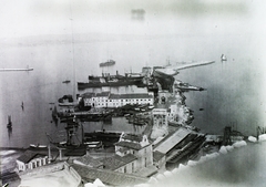 Italy, Ancona, Traianus és Clementinus diadalkapuja a kikötőben., 1910, Schmidt Albin, ship, gate, picture, port, Fortepan #86301