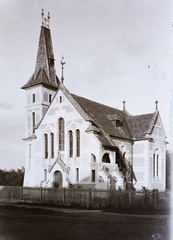 Romania,Transylvania, Sighişoara, református templom (Alpár Ignác, 1887.)., 1912, Magyar Földrajzi Múzeum / Erdélyi Mór cége, Ignác Alpár-design, Fortepan #86541