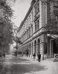 Románia,Erdély, Nagyszeben, Hermann tér (Piata Unirii)., 1910, Magyar Földrajzi Múzeum / Erdélyi Mór cége, étterem, kváderkő, Fortepan #86577