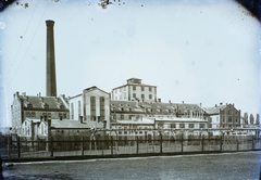 Hungary, Bük, cukorgyár., 1911, Magyar Földrajzi Múzeum / Erdélyi Mór cége, factory, factory chimney, sugar refinery, making of sugar, Fortepan #86695