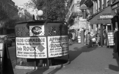 Franciaország, Párizs, Boulevard de Sébastopol, jobbra a Rue Aubry le Boucher torkolata., 1971, Urbán Tamás, Fortepan #87426