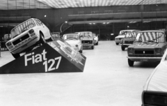 1971, Urbán Tamás, Fiat-márka, olasz gyártmány, kiállítás, automobil, Fiat 127, Fiat 500, Fiat 124, Fiat 128, Fiat 850 Coupé, Fortepan #87434