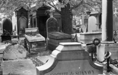 France, Paris, temető a Montmartre-on., 1971, Urbán Tamás, cemetery, Fortepan #87474