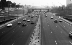 France, Paris, Boulevard Périphérique a Porte de Vincennes-től dél felé., 1971, Urbán Tamás, highway, Fortepan #87476