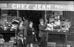 France, Paris, 1971, Urbán Tamás, greengrocer, vegetables, Fortepan #87533