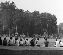 Hungary, Fót, Gyermekváros., 1972, Urbán Tamás, soccer field, Fortepan #87644