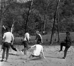 Hungary, Verőce, Express Diák és Ifjúsági Üdülőtábor., 1972, Urbán Tamás, football, Fortepan #87909