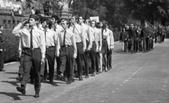 Hungary, Margit Islands, Budapest, Úttörő sporttelep / Úttörő stadion (később Margitszigeti Atlétikai Centrum), Budapesti Ifjú Gárda Szemle., 1973, Urbán Tamás, Fortepan #88079