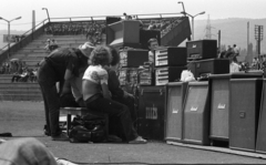 Hungary, Miskolc, DVTK-stadion, Rockfesztivál., 1973, Urbán Tamás, stadium, Marshall-brand, rock festival, Fortepan #88119