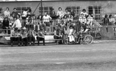 Hungary, Miskolc, DVTK-stadion, Rockfesztivál., 1973, Urbán Tamás, auditorium, stadium, wheelchair, rock festival, Fortepan #88139