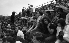 Hungary, Miskolc, DVTK-stadion, Rockfesztivál., 1973, Urbán Tamás, auditorium, stadium, rock festival, Fortepan #88142