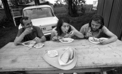 Hungary, 1973, Urbán Tamás, meal, loaf of bread, Fortepan #88190