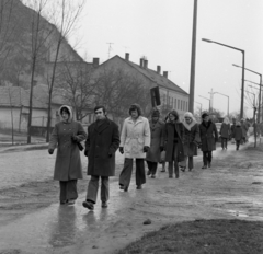 Hungary, Tokaj, Bajcsy-Zsilinszky Endre út a közúti híd feljárója felé nézve., 1972, Urbán Tamás, Fortepan #88365