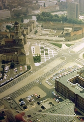 Germany, Berlin, Kelet-Berlin, Molkenmarkt, a TV toronyból., 1978, Fortepan, colorful, picture, GDR, East-Berlin, bird's eye view, Fortepan #8850