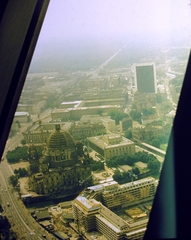 Germany, Berlin, Kelet-Berlin, a Dóm és az Unter den Linden., 1978, Fortepan, colorful, picture, museum, GDR, high-rise building, East-Berlin, modern architecture, Cathedral, Neoclassical architecture, Karl Friedrich Schinkel-design, Julius Carl Raschdorff-design, Erhardt Gisske-design, bird's eye view, Fortepan #8858