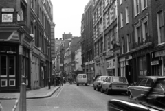 United Kingdom, London, Beak Street, balra a Great Pulteney Street torkolata., 1976, Urbán Tamás, street view, Fortepan #88797