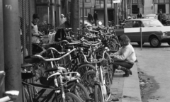 Netherlands, 1976, Urbán Tamás, bicycle, Fortepan #88807