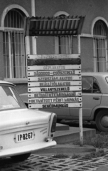 Hungary, Budapest XIII., 1976, Urbán Tamás, Trabant-brand, Lada-brand, Budapest, Vacancies, number plate, Fortepan #88883