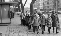 Hungary, Budapest XIII., Váci út a Frangepán utcától a Róbert Károly körút felé nézve., 1976, Urbán Tamás, Budapest, Fortepan #88911