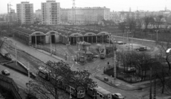 Hungary, Budapest XIII.,Budapest IV., Váci út, Újpest kocsiszín., 1976, Urbán Tamás, tram, Budapest, carbarn, point house, Fortepan #89462