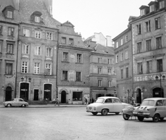 Lengyelország, Varsó, Rynek Starego Miasta (Régi Piactér)., 1956, Fortepan, tér, Fortepan #8955