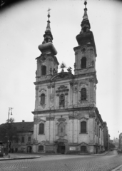 Magyarország, Budapest I., Batthyány tér, Szent Anna-templom, Fő utca., 1952, UVATERV, Budapest, katolikus, templom, Fortepan #8962