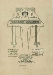 Magyarország, Budapest V., Váci utca 30., Gergely Sándor festészeti és fényképészeti műterme., 1902, Mészöly Leonóra, műterem, fényképész, hátlap, Budapest, Fortepan #90203