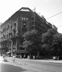 Magyarország, Budapest V., Kossuth Lajos - Semmelweis utca sarok, Gourmand eszpresszó., 1959, UVATERV, Budapest, Fortepan #9117