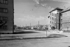 Magyarország, Pécs, Megyeri út, szemben az Athinay utca házsora., 1960, UVATERV, Fortepan #91740