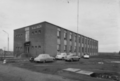 Magyarország, Székesfehérvár, Börgöndi út, a 14. sz. AKÖV (később Alba Volán) telephelye., 1964, UVATERV, MÁVAUT-szervezet, automobil, Wartburg 311/312, rendszám, Skoda Felicia, AKÖV-szervezet, FSO Warszawa, Fortepan #91862