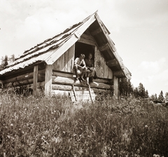 1939, Ebner, terpeszülés, Fortepan #92165