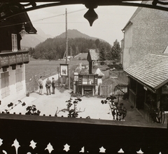 Austria, Ramsau am Dachstein, Kulm, a kép jobb szélén a Szent Rupert-templom., 1937, Ebner, Fortepan #92182