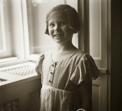 1939, Ebner, girl, smile, Fortepan #92263