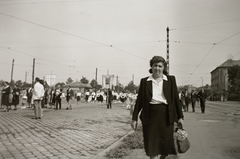 Magyarország, Budapest VIII.,Budapest X., Hungária körút a Hős utca irányából a Kerepesi út felé nézve., 1941, Fortepan/Album002, Budapest, Fortepan #92712