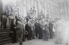 Németország, Potsdam, a Sanssouci-kastély parkja, a Neues Palais bejárata., 1938, Fortepan/Album002, barokk-stílus, palota, világörökség, rokokó stílus, Carl von Gontard-terv, Johann Gottfried Büring-terv, Heinrich Ludwig Manger-terv, Fortepan #92732