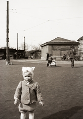 Magyarország, Budapest VIII., a Kerepesi út - Hungária körút kereszteződés józsefvárosi sarka., 1942, Fortepan/Album002, Budapest, Fortepan #92747