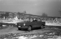 1964, G K, német gyártmány, BMW-márka, automobil, rendszám, BMW 700, parasztház, Fortepan #92767