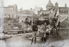 Olaszország, Róma, Forum Romanum., 1934, Haui Balázs, cserkész, Fortepan #92891