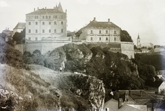 Hungary, Veszprém, kilátás a Benedek-hegyről a Várra., 1930, Haui Balázs, Benedictines, Fortepan #92901