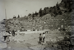 Bulgária, Plovdiv, római színház., 1934, Haui Balázs, cserkész, színház, rom, Fortepan #92914