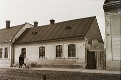 Romania,Transylvania, Satu Mare, Zárda utca (Strada Ceahlăului) 24., 1936, Holenár Csaba és Edina, baby carriage, Fortepan #93121