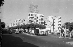 Egyiptom, Alexandria, balra az Abou Quer út, jobbra az Al-Shaheed Gawad Housny út., 1962, Inkey Tibor, Fortepan #93271