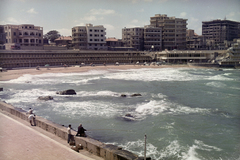 Egyiptom, Alexandria, Stanley Beach., 1962, Inkey Tibor, színes, Fortepan #93335